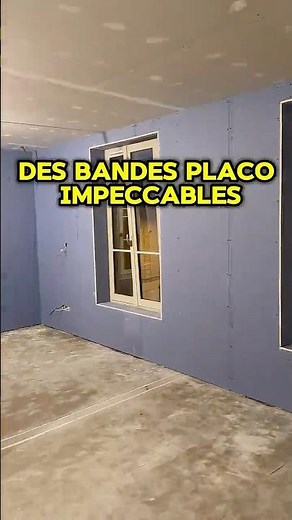 Des bandes placo impeccables ! #renovation #diy #appartement #placo
