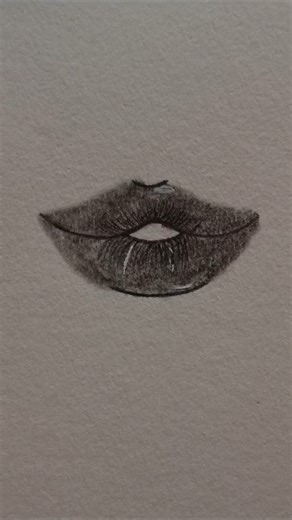 Drawing cool lips ✨#drawing #art#tutorial #lips #sketch #shorts