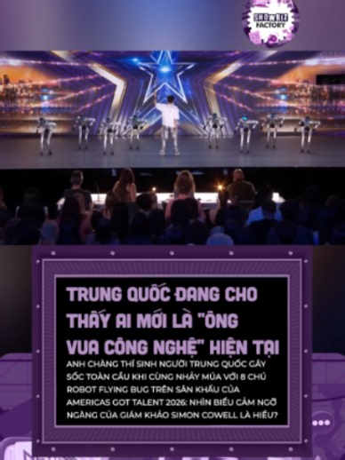 America's Got Talent 2026 robot Trung Quốc nhảy — màn trình diễn đỉnh