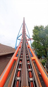 133K views · 1.3K reactions | 97 degree BEYOND VERTICAL DROP on Fahrenheit at #hersheypark #themepark | The Coaster Scoop | Facebook