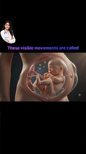 Baby Kicks Inside the Womb | Realistic Fetal Movements #Real Fetal Movement Inside Mother’s Womb