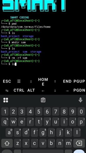 How to create folder and files in termux | Hacking tool | #shorts #viral #hacking #hacktricks