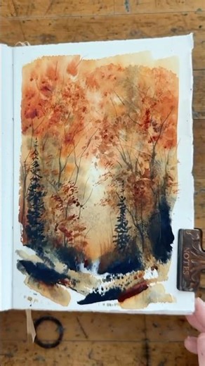 Fall Inspired Atmospheric Landscape