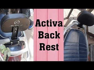 activa back rest | back rest | activa accessories back rest| backrest for pillion riders