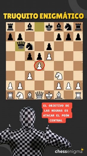 Una forma fácil de GANAR RÁPIDO en ajedrez♟️ #ajedrez #ReyEnigma | Rey Enigma