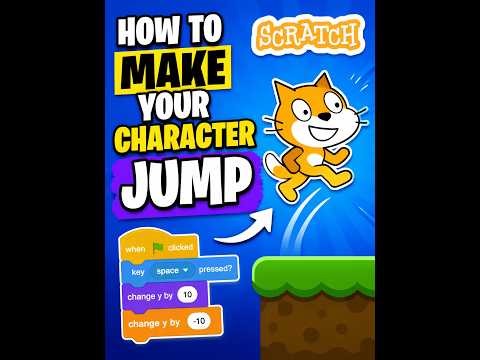 How to Make Your Character Jump in Scratch (step-by-step)