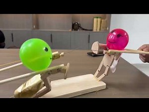 Bamboo Warriors Showdown: Balloon Duel Toy Unleashes Fun！