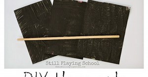 DIY Glowing Scratch Art Paper