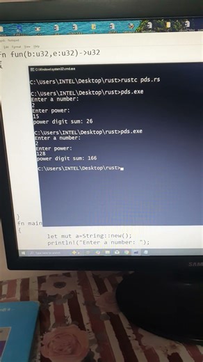 Rust | Euler project 'power digit sum' | CodeLearning