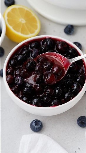 Fresh Blueberry Sauce (For Cheesecake, Ice Cream & More!)