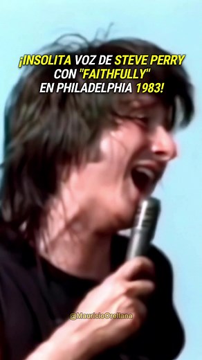 Increíble voz de Steve Perry en vivo en Filadelfia 1983