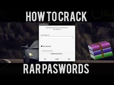 How To Crack A Password Protected RAR File