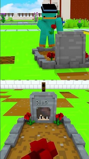 It was blown away by the wind! 🤣 #xturbo #minecraft