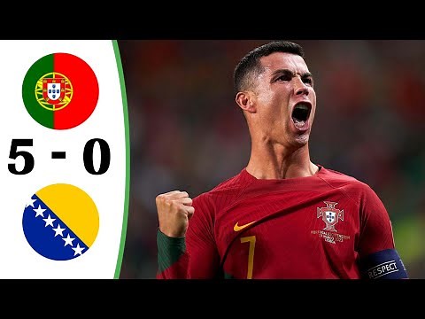 Portugal vs Bosnia and Herzegovina | Extended highlights &All goals 2023