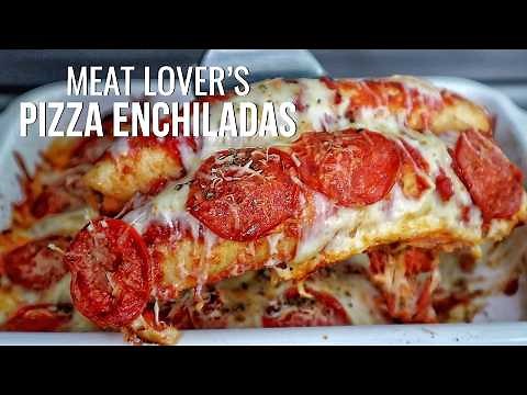 Meat Lover’s Pizza Enchiladas You Have To Try!