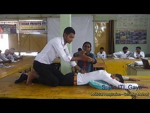 Artificial Respiration - Schaffer Method, Electrician Training, Sujan ITI, Best ITI in Bihar, Gaya.