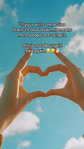 "If your wifi connection starts to slow down...it means more people ar...