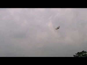 Hawaii county rc club Balsa USA 1/4 scale Fokker DR1 Triplane, Saito 200r3