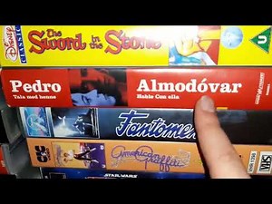 Showing my huge vhs collection
