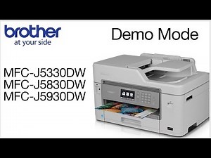 MFCJ5830DW - how to turn off demo mode