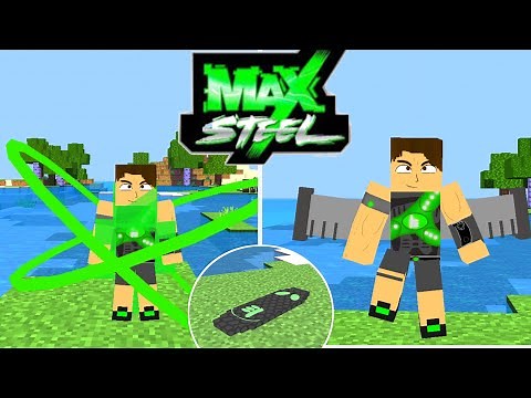 MAX-STEEL ADDON/MOD IN Minecraft PE/BEDROCK 1.17 For Android/PC ➡️ DOWNLOAD ADDON HERE