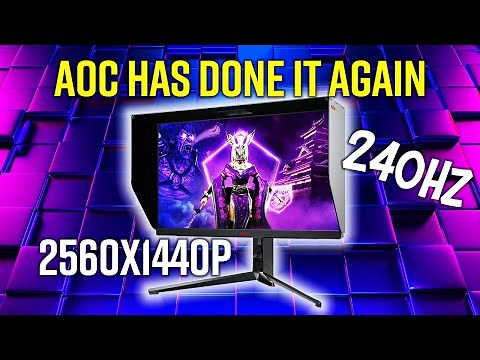 AOC AGON AG274QG 2560X1440 240HZ Gaming Monitor Review - Worth it