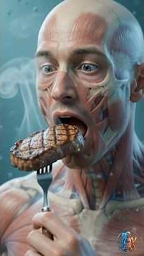 What REALLY Happens Inside Your Body When You Eat Meat? 🥩 (3D Human Body Animation)