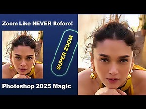 Photoshop 2025 New Zoom Tool – Extreme Close-Up!