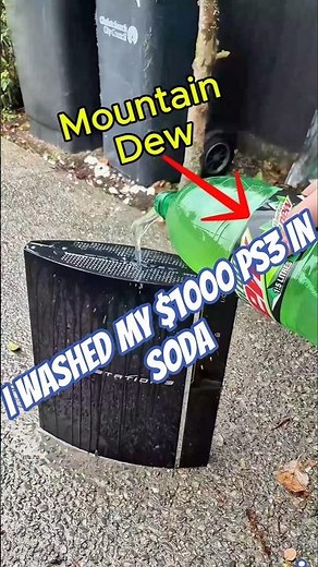 Unbelievable: PS3 Repair with Mountain Dew?!