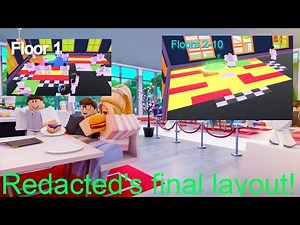 Redacted's INSANE Customer Layout! Roblox My Restaurant