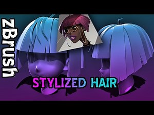 Stylized Hair - zBrush Tutorial