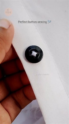 Learn the easiest way to sew a button perfectly! Neat, strong and beginner-friendly — perfect for shirts, dresses and everyday fixes. Follow for more sewing hacks and simple hand-stitch tutorials 💛 #ButtonSewing #SewingTips #HandStitching #DIYClothing #CraftReels #MadeByKaushika #fblifestyle #thanksgivingleftovers #artsale #mysterybox #handmadewithlove | Made by Kaushika