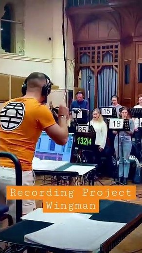 Little preview of the Recording of the Choirs and Brass for Project Wingman.