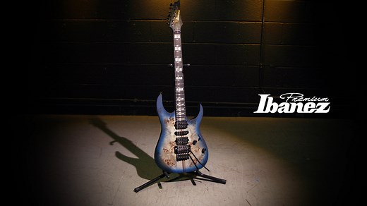 Check out the stunning Cosmic Blue Starburst finish on this RGT1270PB Premium. | Ibanez Guitars