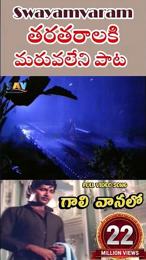 Gali Vanalo Evergreen Song Short | Swayamvaram Movie | Sobhan Babu | Jaya Prada | SAV Entertainments