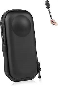 PULUZ Portable Storage Bag for Insta360 One X2 / X3 Cameras - Waterproof, Protective Travel-Friendly Carrying Case PU Shell Box Camera Accessories