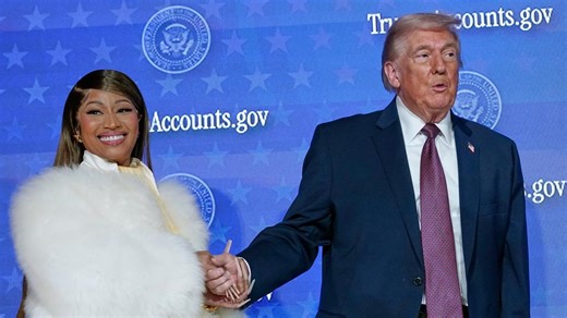 Nicki Minaj to pledge money for Trump Accounts as she appears at the president's event