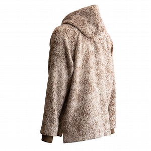 WeatherWool Hooded Jacket, 100% Merino Jacquard Fabric. Made in USA