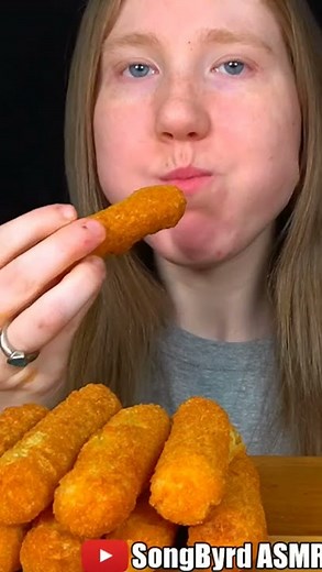 ASMR MOZZARELLA STICKS RACE MUKBANG (No Talking) EATING SOUNDS 🧀 #shorts