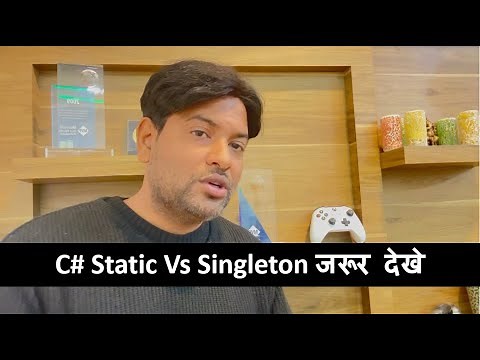 Static vs Singleton in C# | ASP.NET CORE