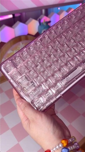 💖 prettiest transparent keyboard ever ♡ the yunzii x98 + c2 wireless mouse 💕