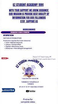 The theory of production in microeconomics