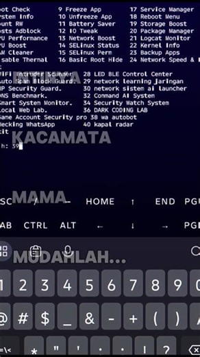 Tutor doangg make aplikasi termux hemmmm #tutorial #hacker #whatsapp #fyp #1million