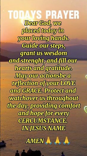 Prayer for Today – Trust God with Your Day