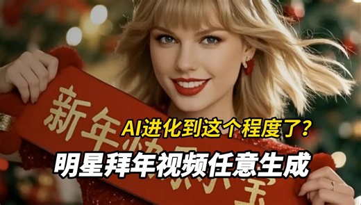 明星送祝福！拜年视频免费制作，主角自由换，使用零门槛