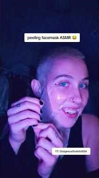 peeling facemask ASMR (RIP my baby edges)