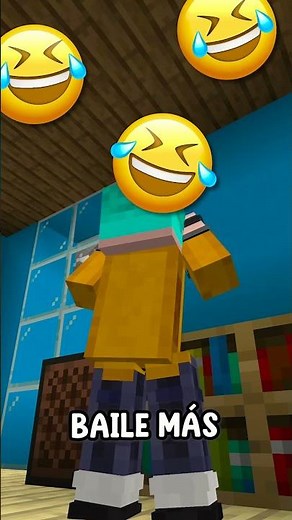 a cada suscrito mi amigo hace una danza graciosa #minecraftshorts