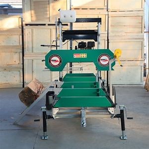 [Hot Item] Sawmills Wood Cutting Horizontal Woodworking Band Saw Machine Band Sawmills with Carriage/Sawmill