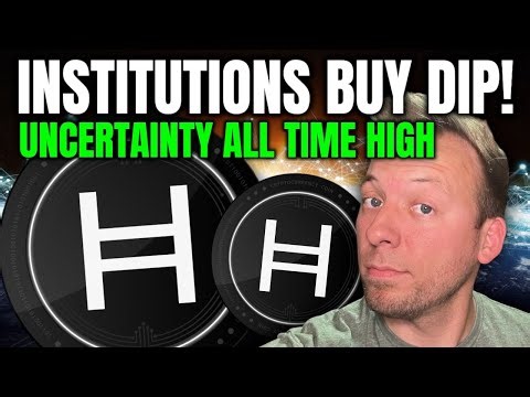 HEDERA HBAR - INSTITUTIONS BUY THE DIP!!! UNCERTAINTY ALL TIME HIGH!