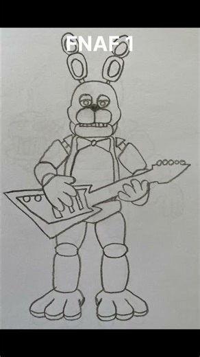 Drawing my favourite FNAF character from every FNAF (Part 1)